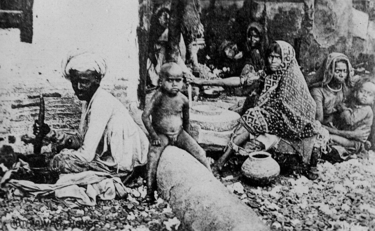 Ein Kathiawar-Heim, 20. Jahrhundert von Unbekannt