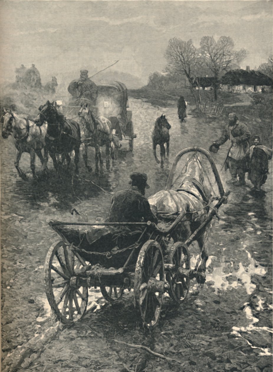 Ein polnisches Dorf: November, 1886 von Unbekannt