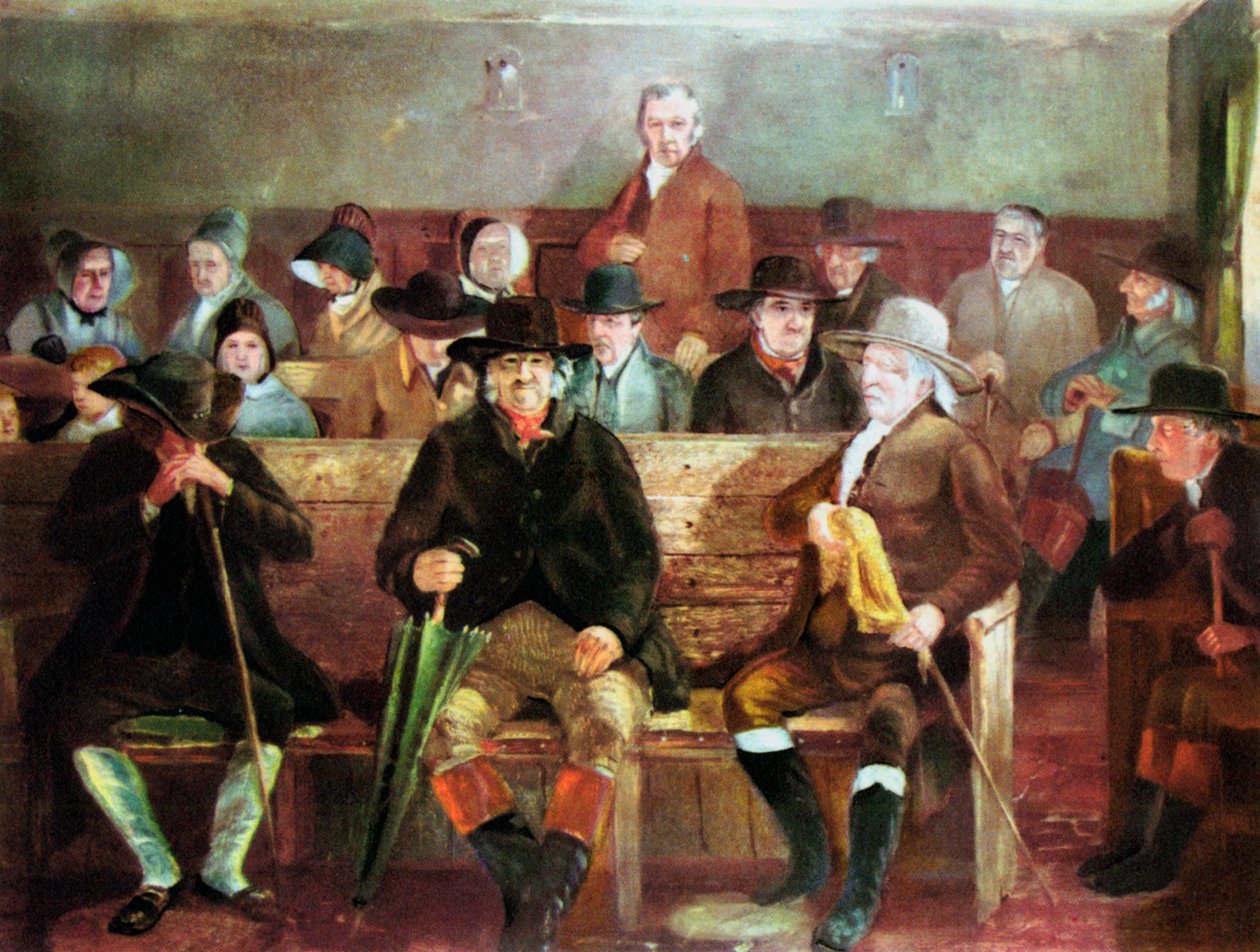 Ein Quäkertreffen von Unbekannt