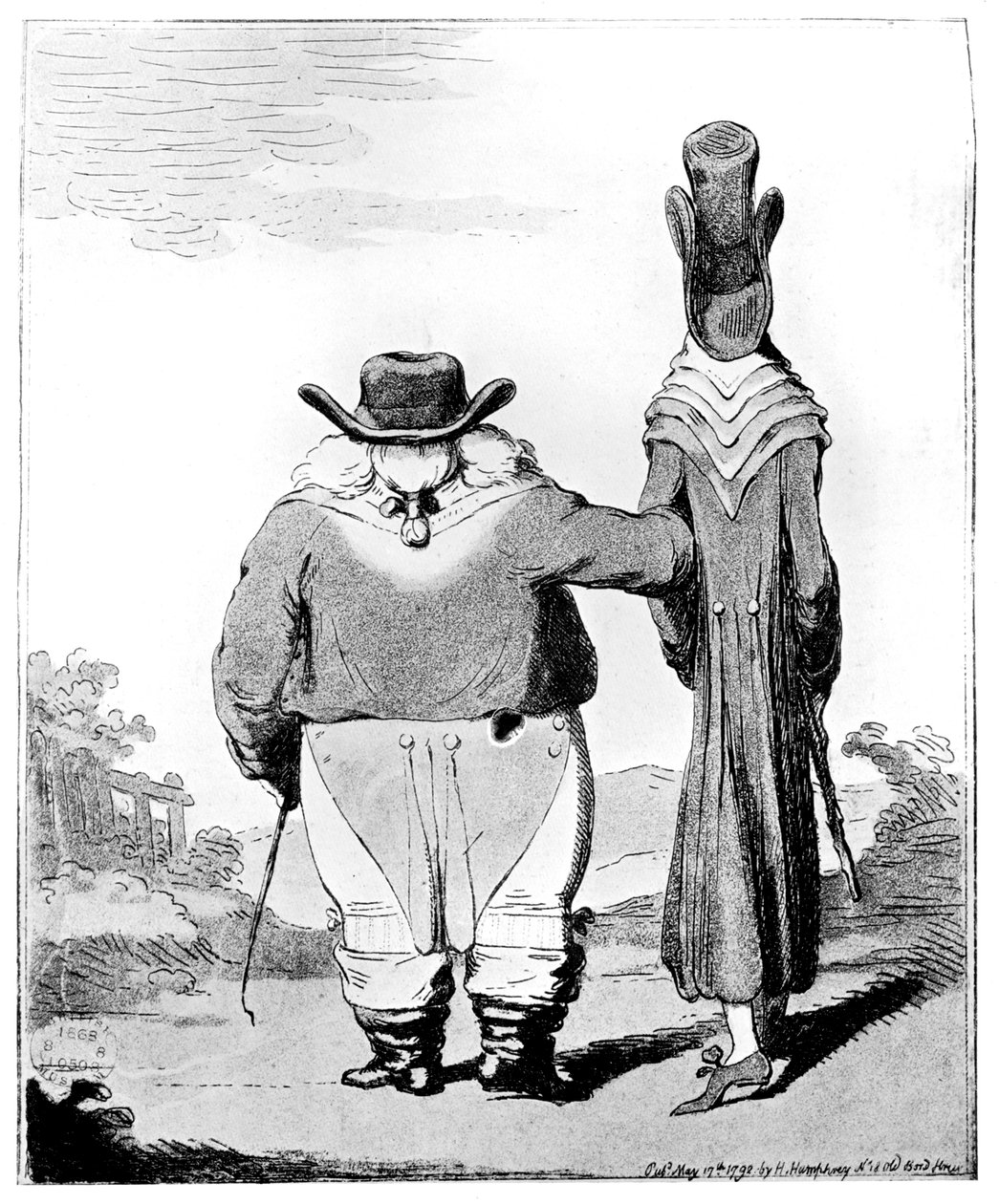 Ein Spencer und ein Fadenpapier, 1792 von Unbekannt