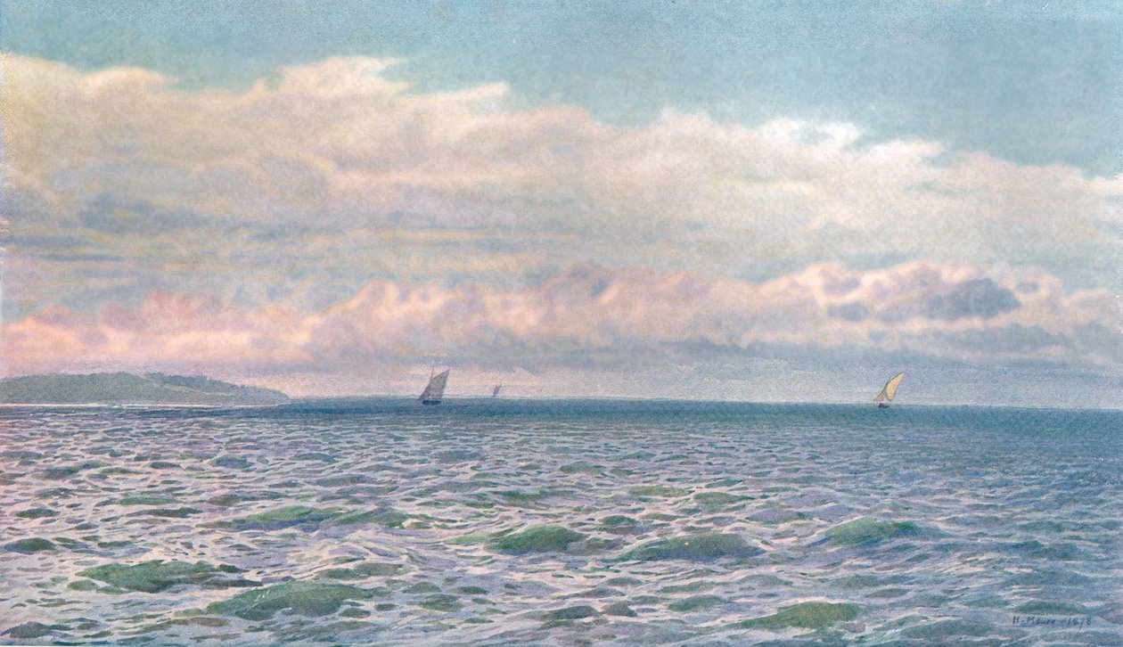 Ein sonniger Tag im Solent, ca. 1900 von Unbekannt