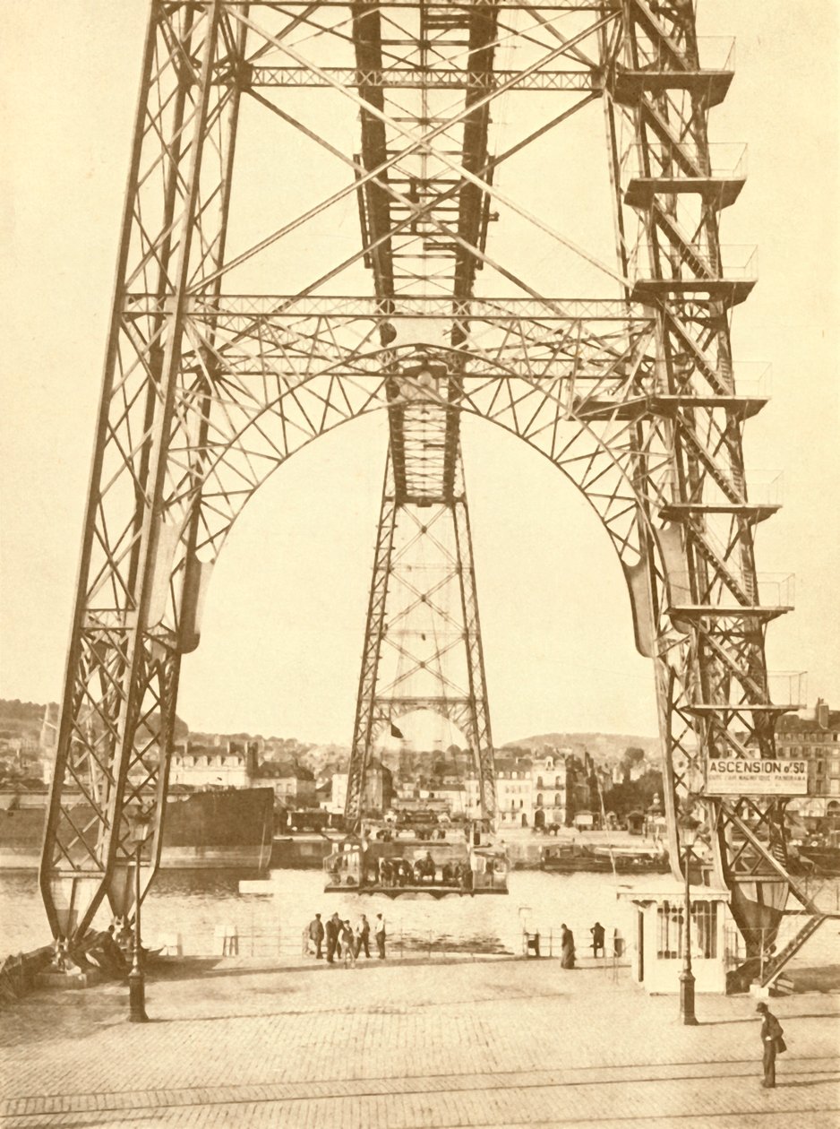 Eine Transportbrücke in Rouen, ca. 1930 von Unbekannt