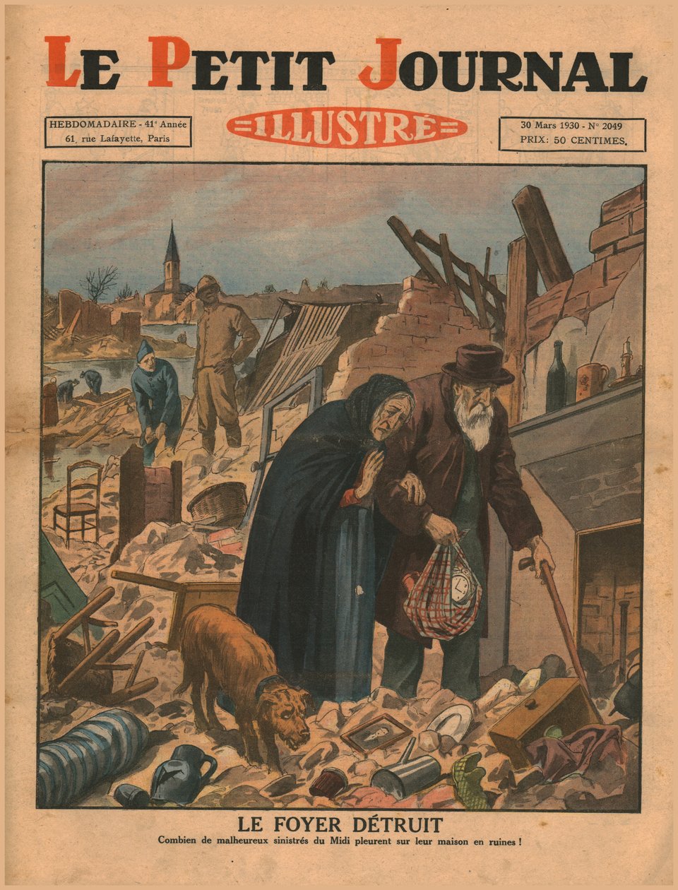 Ein zerstörtes Zuhause, 1930 von Unbekannt