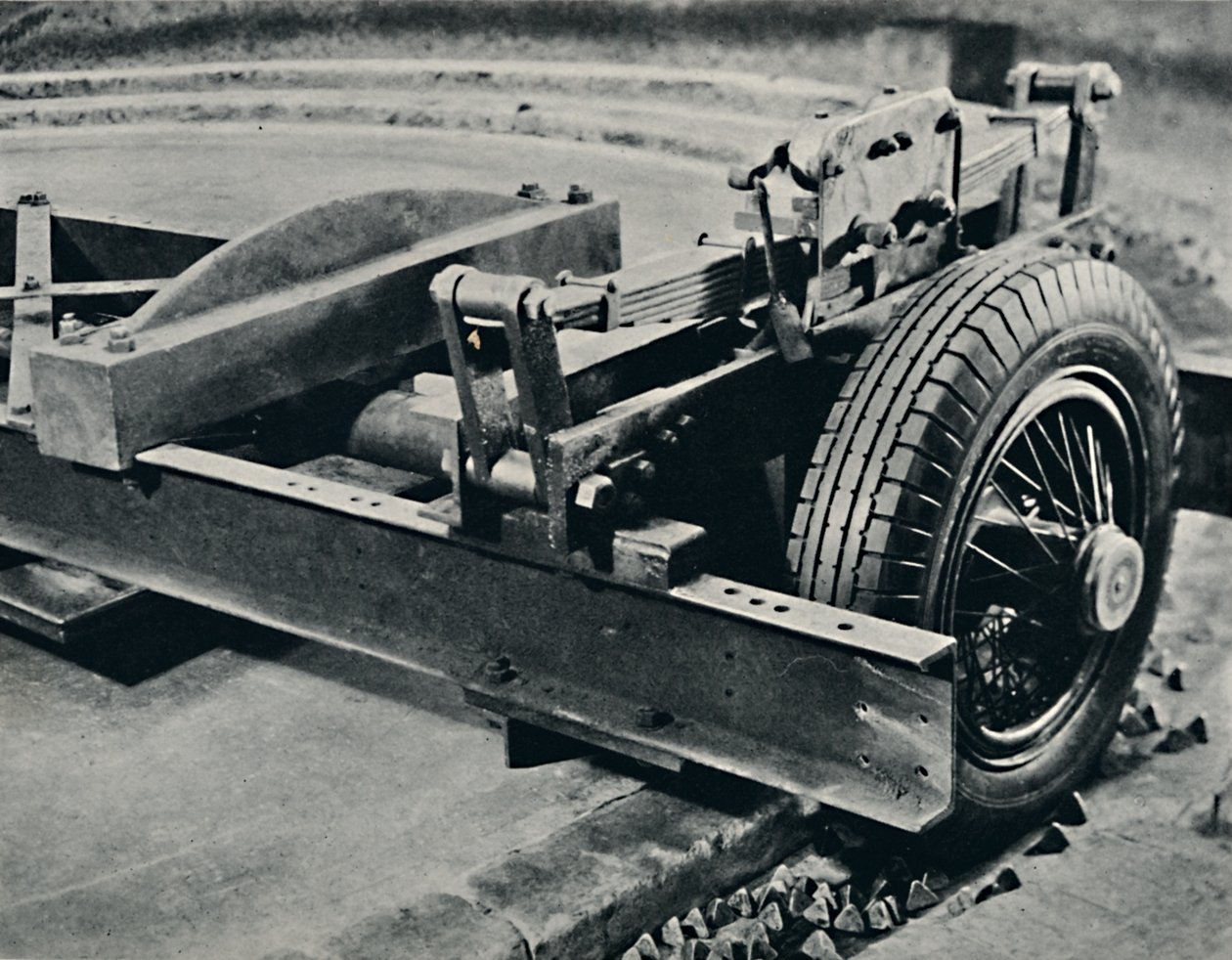 Ein Roadster-Reifen im Test, 1937 von Unbekannt