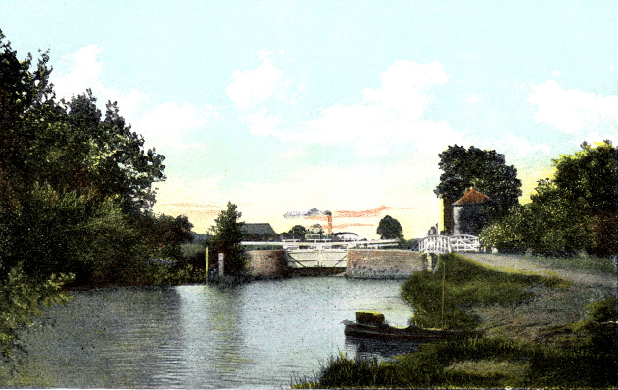 Abingdon-Schleuse, Oxfordshire von Unbekannt