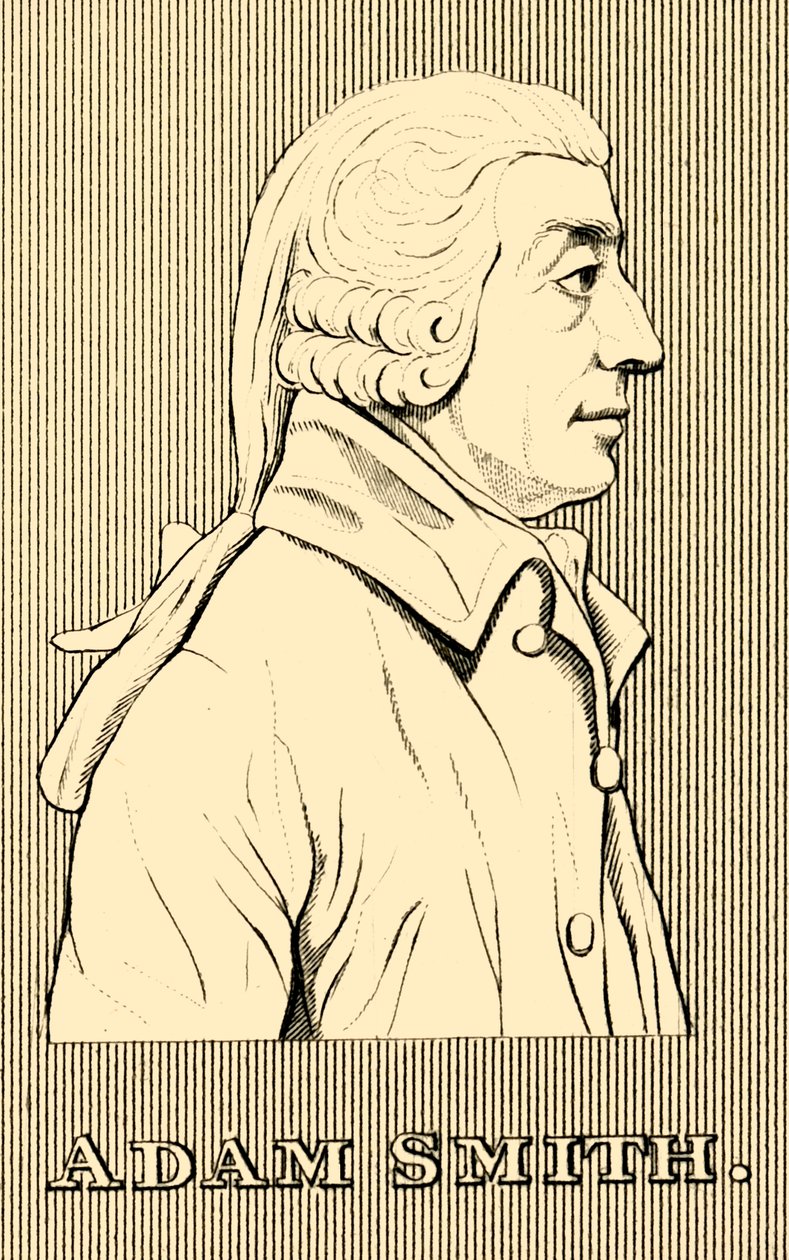 Adam Smith, 1723-1790, 1830 von Unbekannt