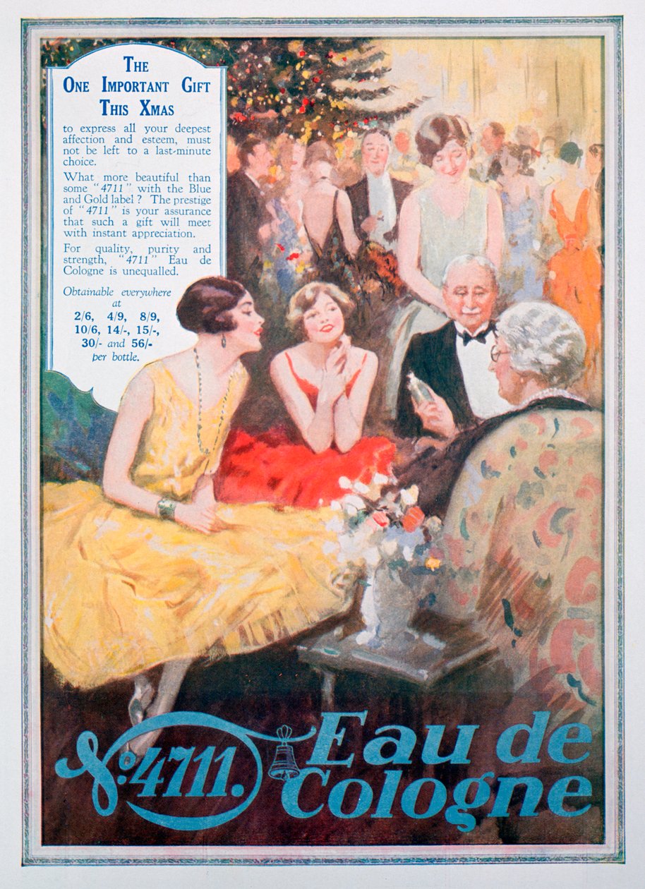 Werbung für 4711 Eau de Cologne, 1928 von Unbekannt