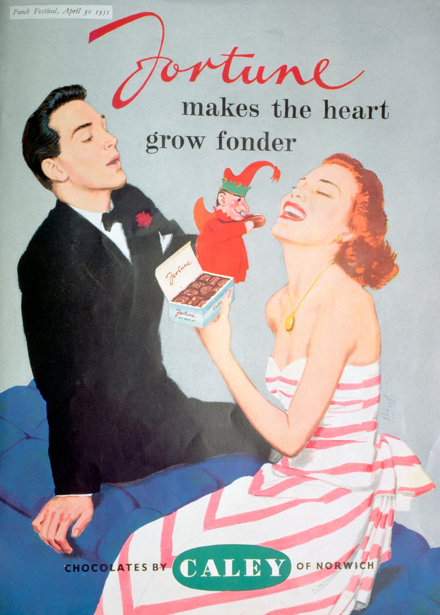 Werbung für Caley-Schokolade, 1951 von Unbekannt
