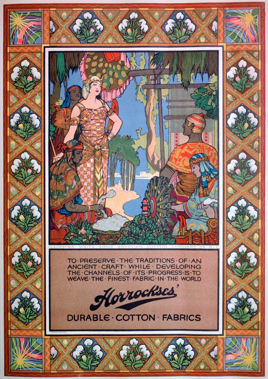 Werbung für Horrockses-Stoffe, 1920 von Unbekannt