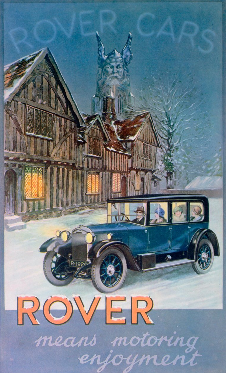 Werbung für Rover-Autos von Unbekannt