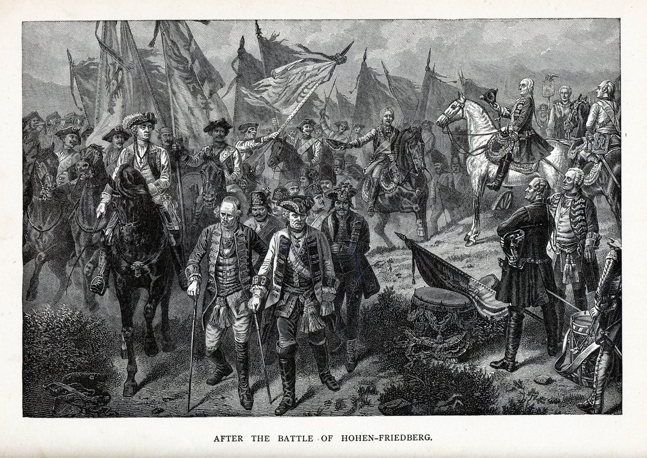 Nach der Schlacht von Hohenfriedberg, 1882 von Unbekannt