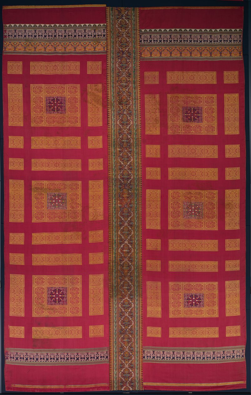 Seidenvorhang des Alhambra-Palastes, Mitte 1300er von Unbekannt
