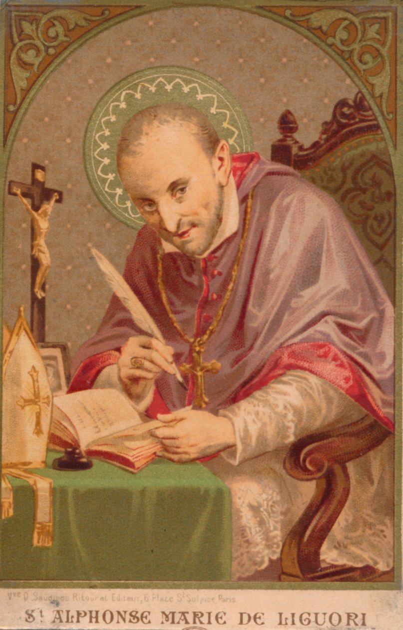 Alphonsus Maria de Liguori 1696-1787 von Unbekannt