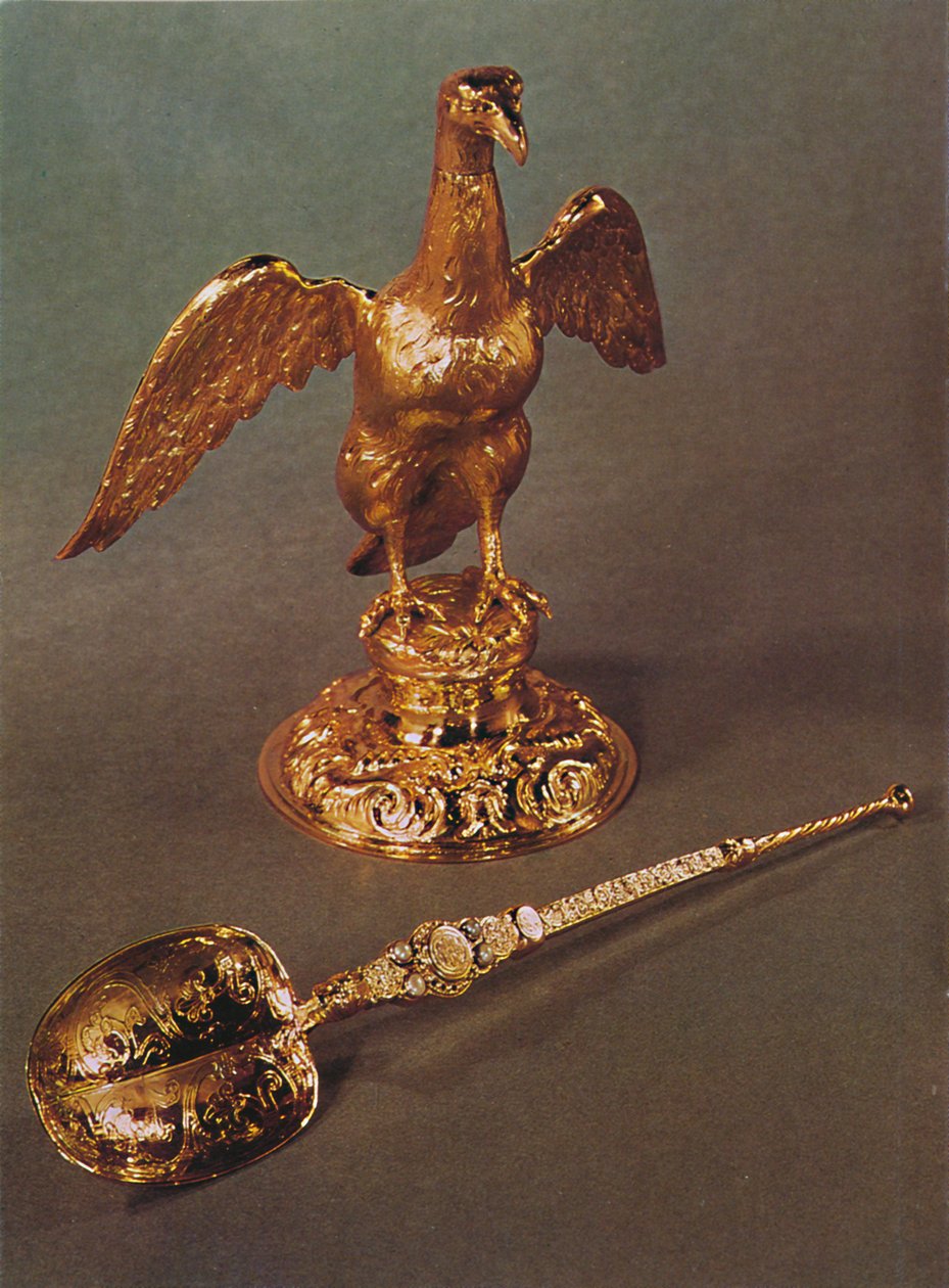 Ampulle und Löffel, 1953 von Unbekannt