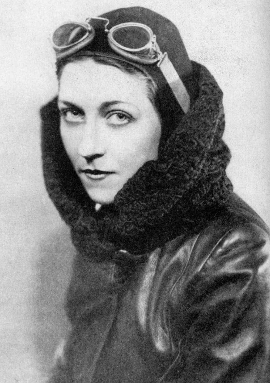 Amy Johnson, Pilotin, ca. 1930er, 1936 von Unbekannt