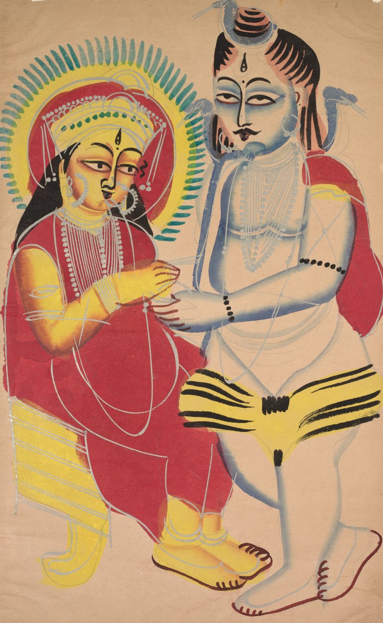 Annapurna und Shiva, 1800er Jahre von Unbekannt