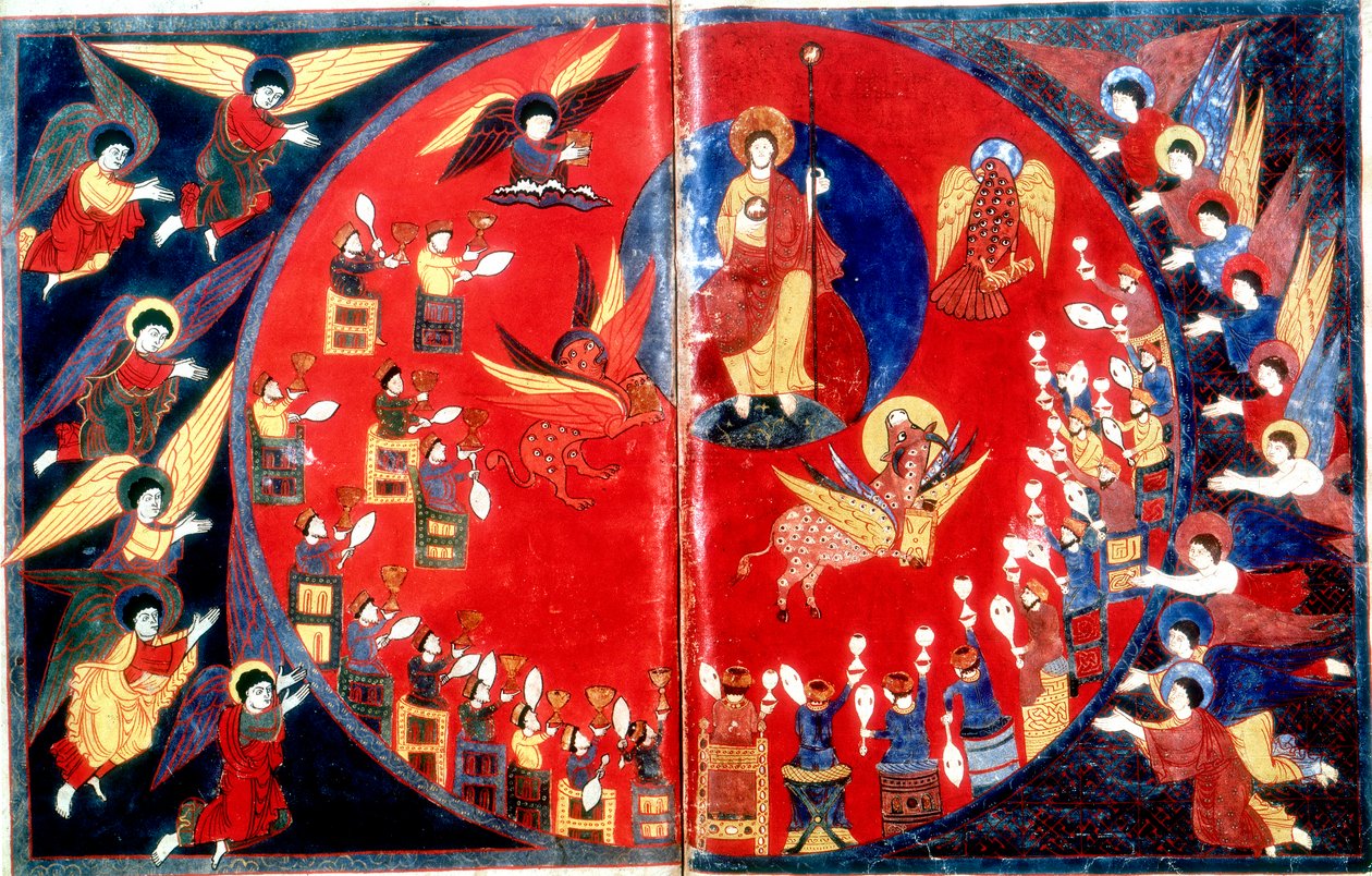Apokalypse von St-Sever Latein, ca. 1050 von Unbekannt