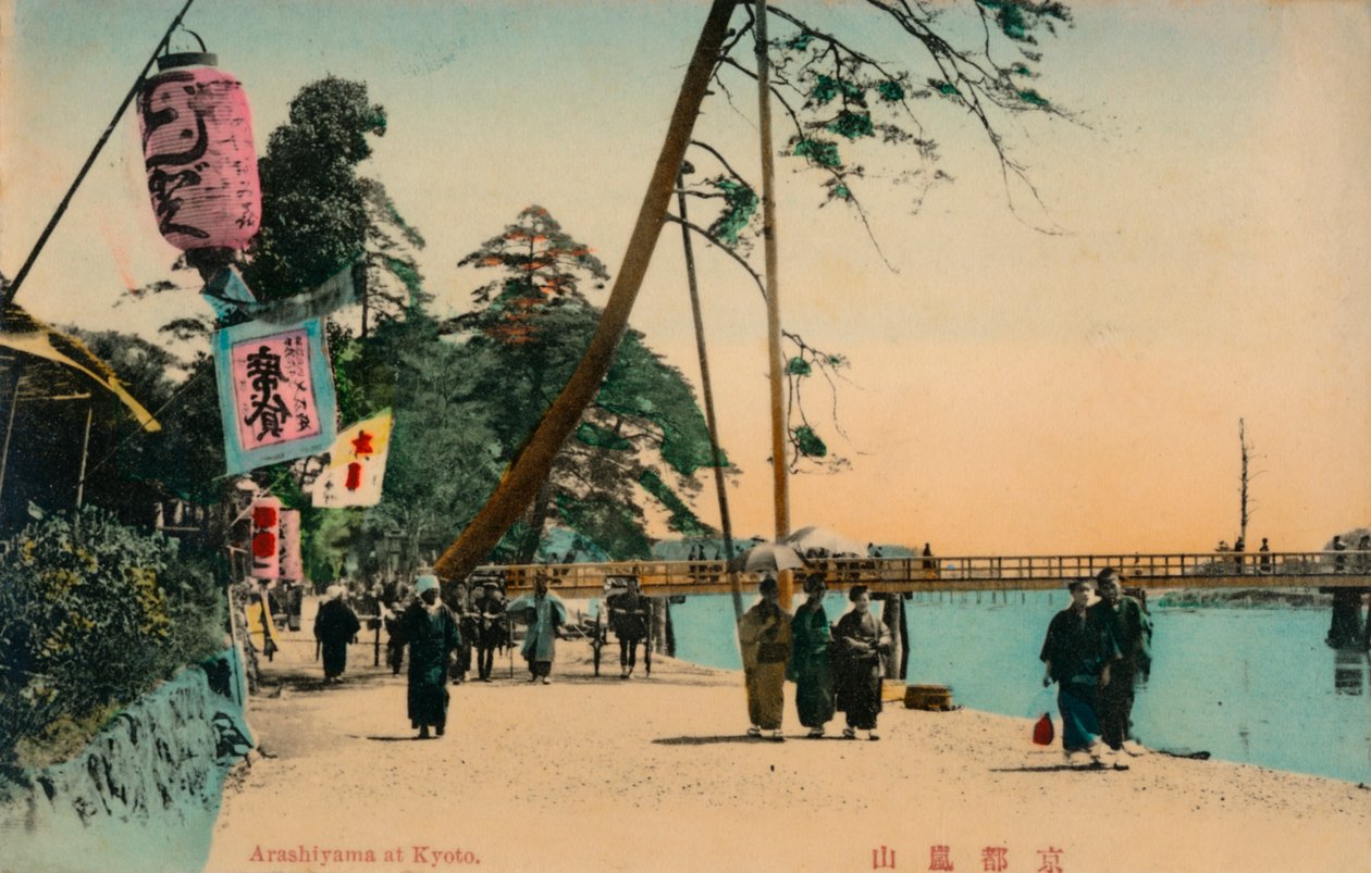 Arashiyama in Kyoto, c1900 von Unbekannt