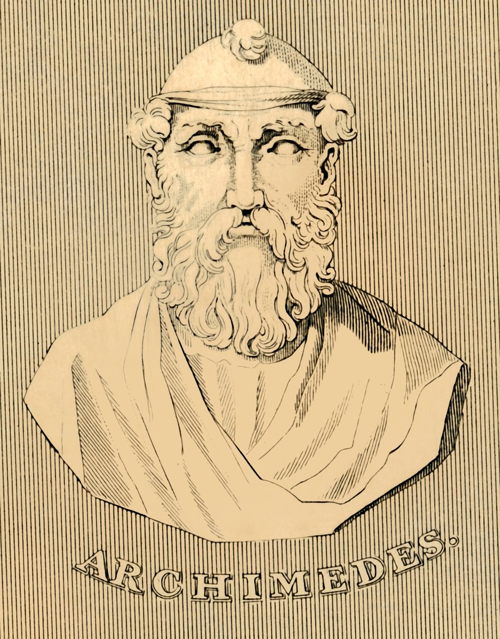Archimedes, ca. 287-212 v. Chr. von Unbekannt