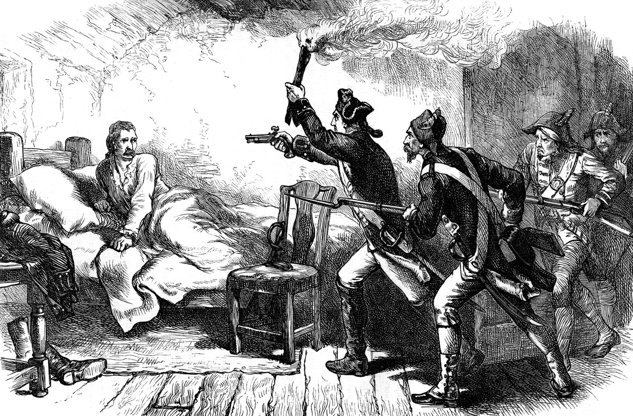Verhaftung von General Richard Prescott, 1777 um 1880 von Unbekannt