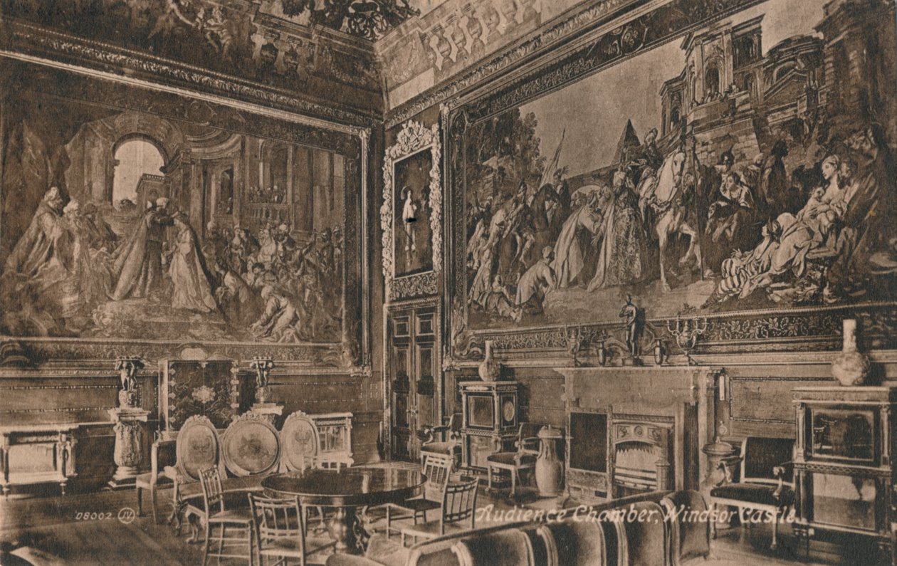 Audienzsaal, Windsor Castle, ca. 1917 von Unbekannt