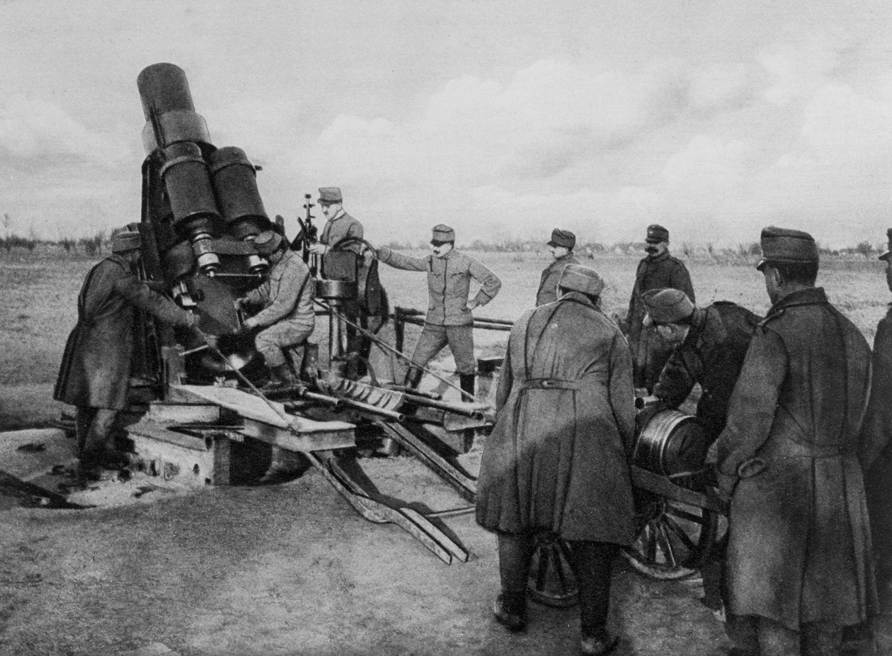 Österreichischer Mörser, Erster Weltkrieg, 1915 von Unbekannt