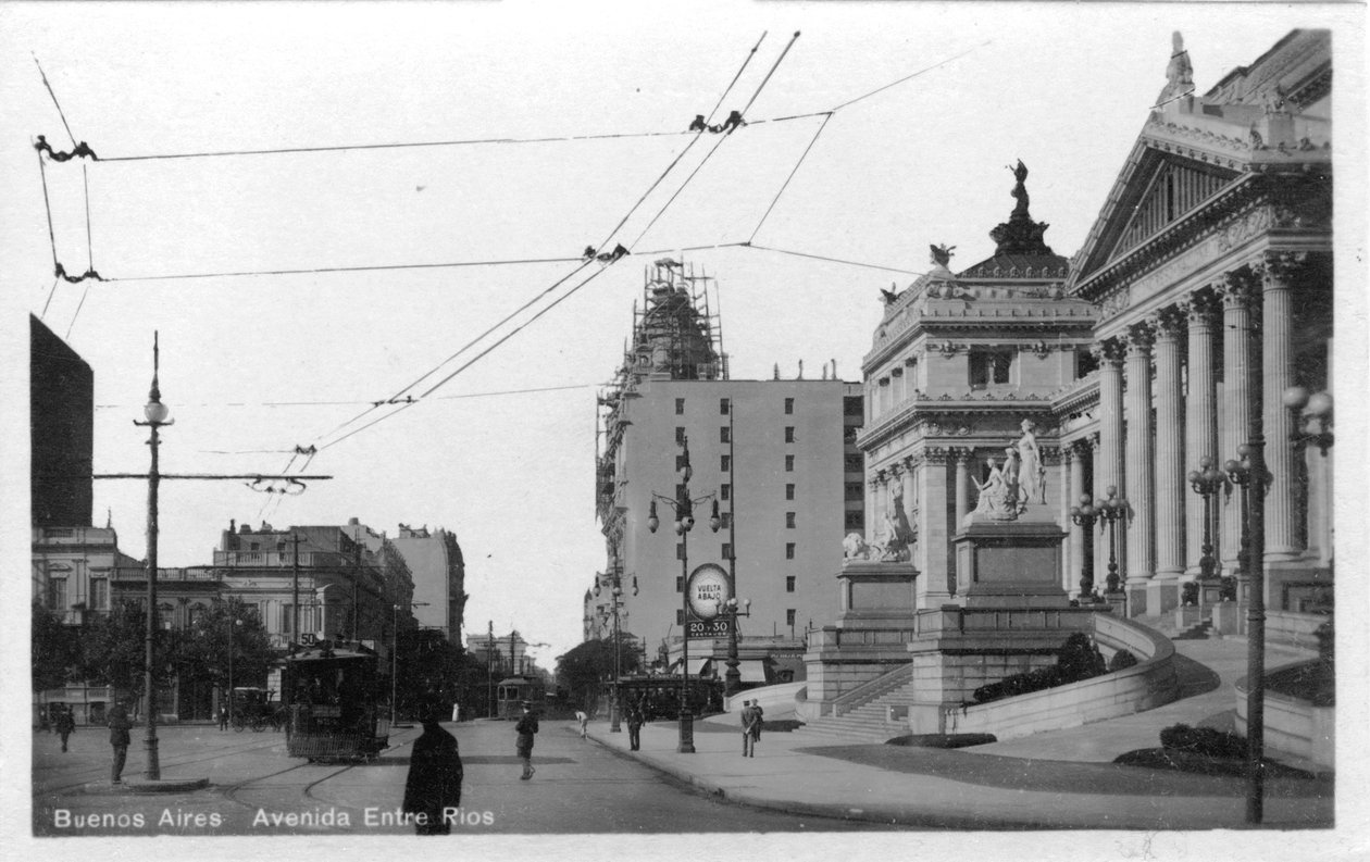 Avenida Entre Rios, Buenos Aires, Argentinien, ca. 1900er Jahre von Unbekannt