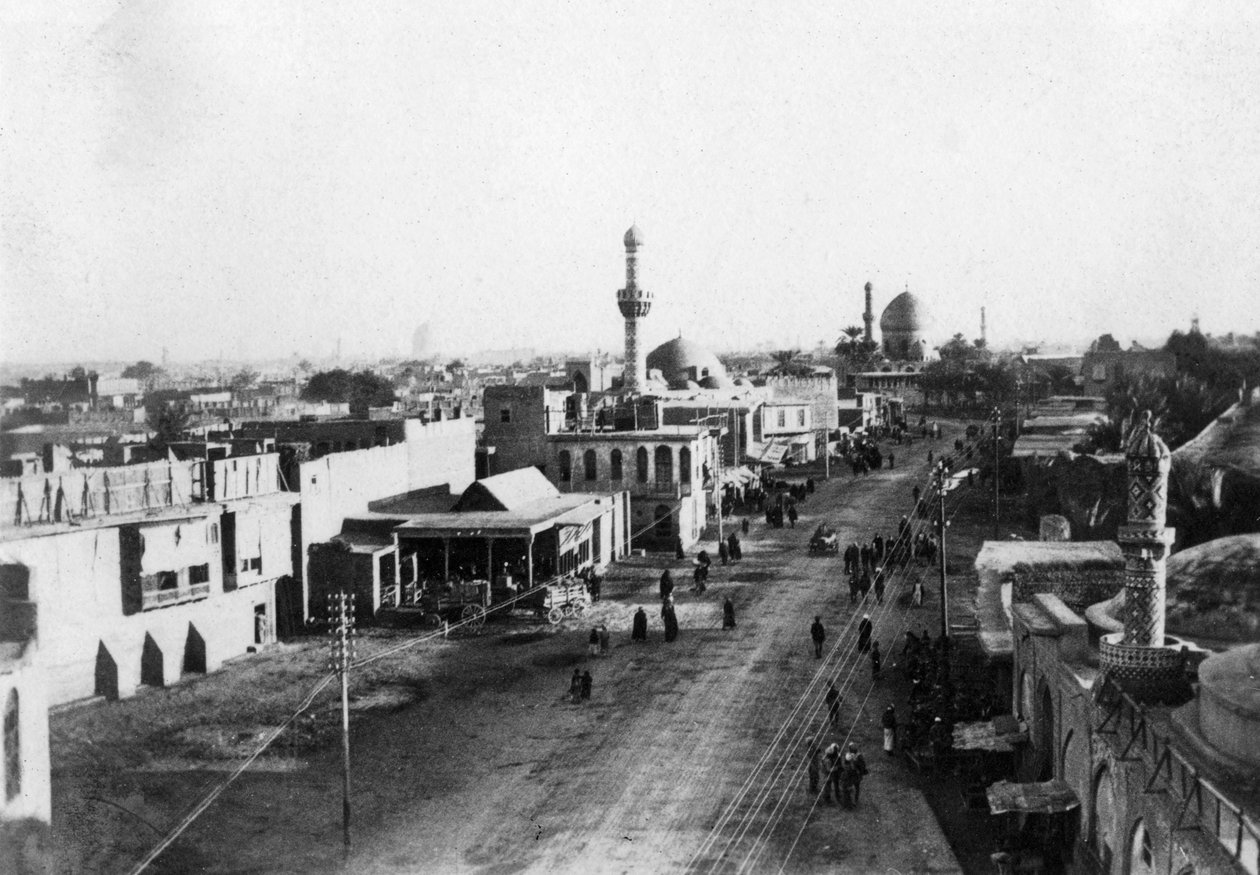 Bagdad vom Nordtor, Irak, 1917-1919 von Unbekannt