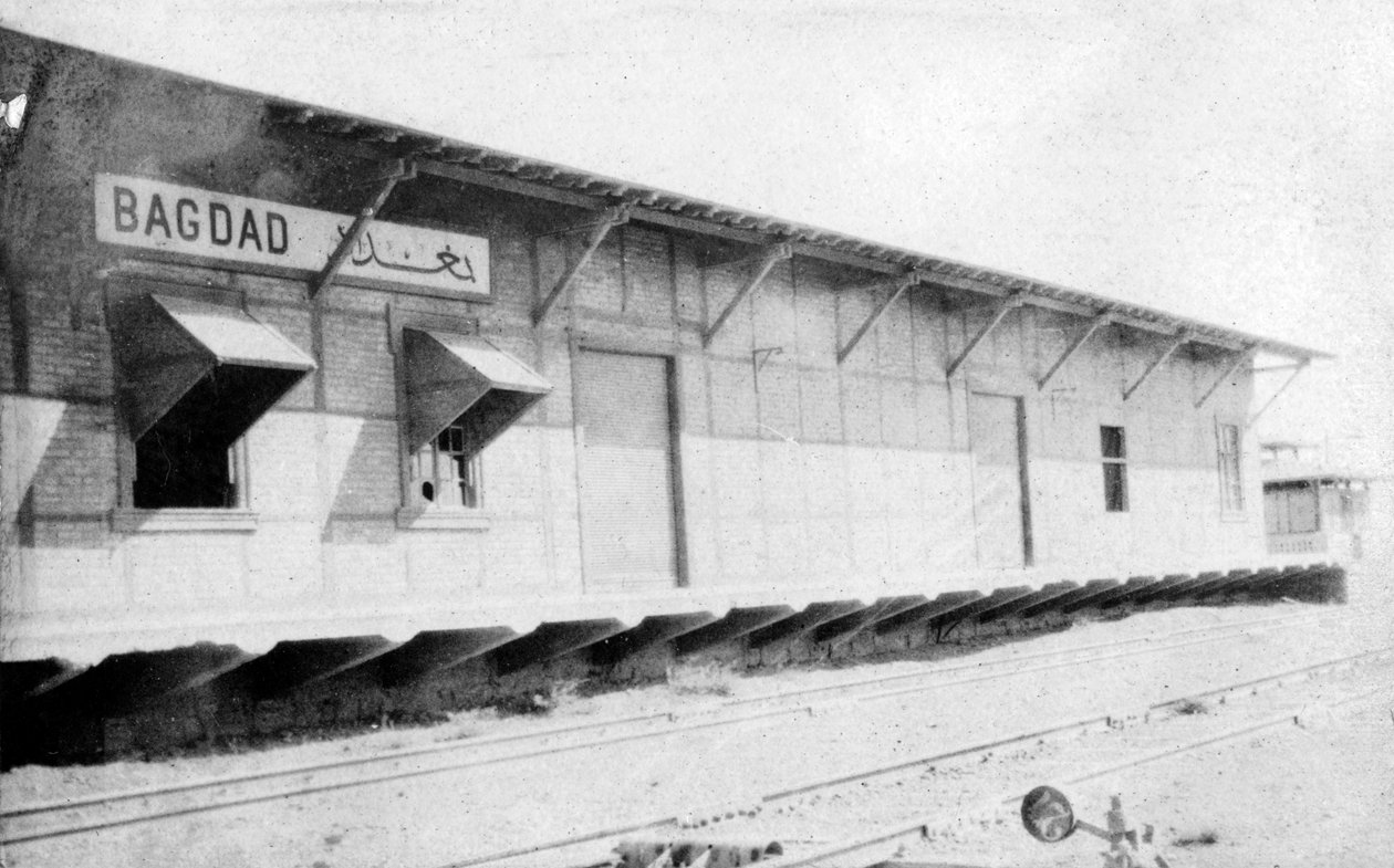 Bahnhof Bagdad Süd, Irak von Unbekannt