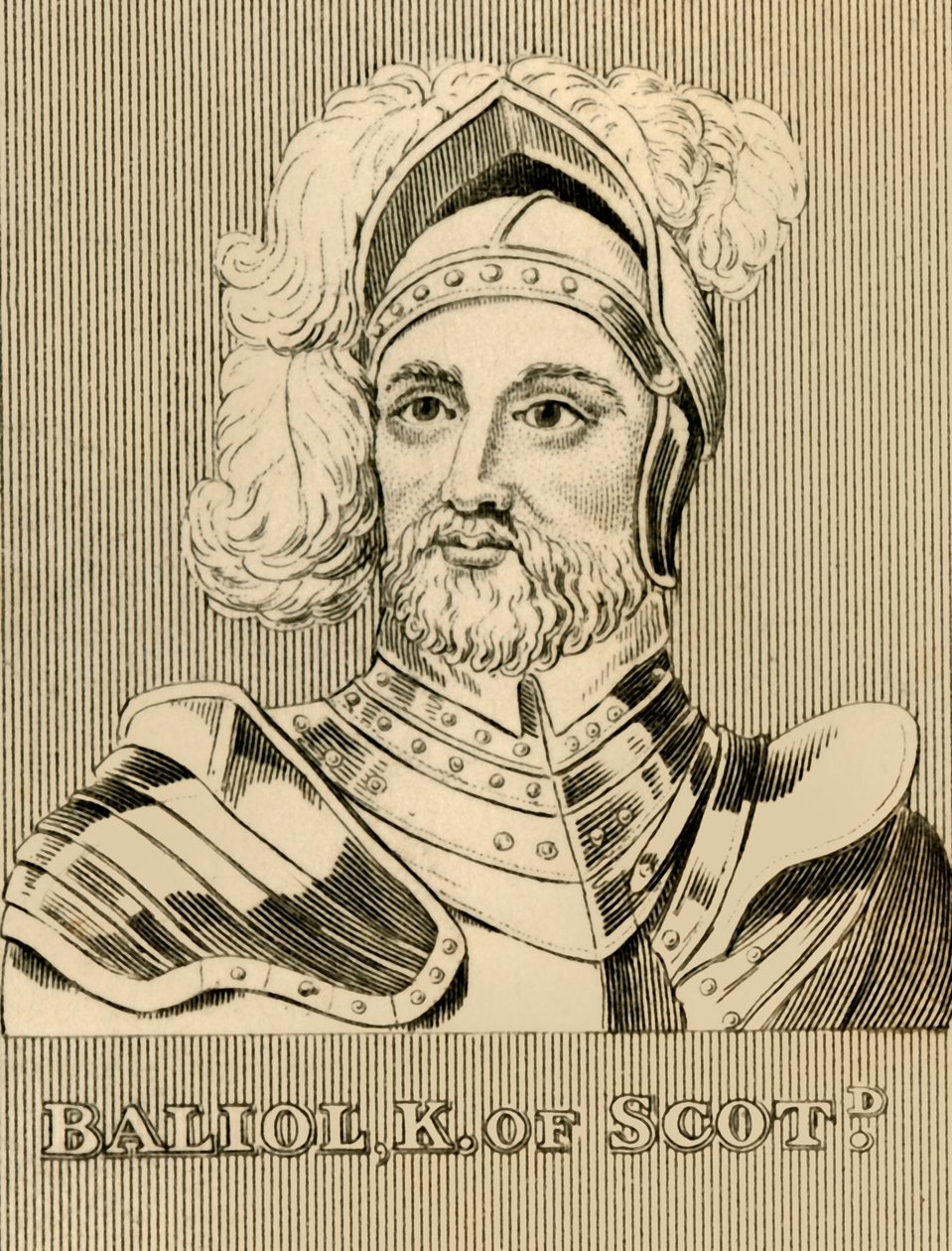 Baliol, König von Schottland, ca. 1249-1314, 1830 von Unbekannt