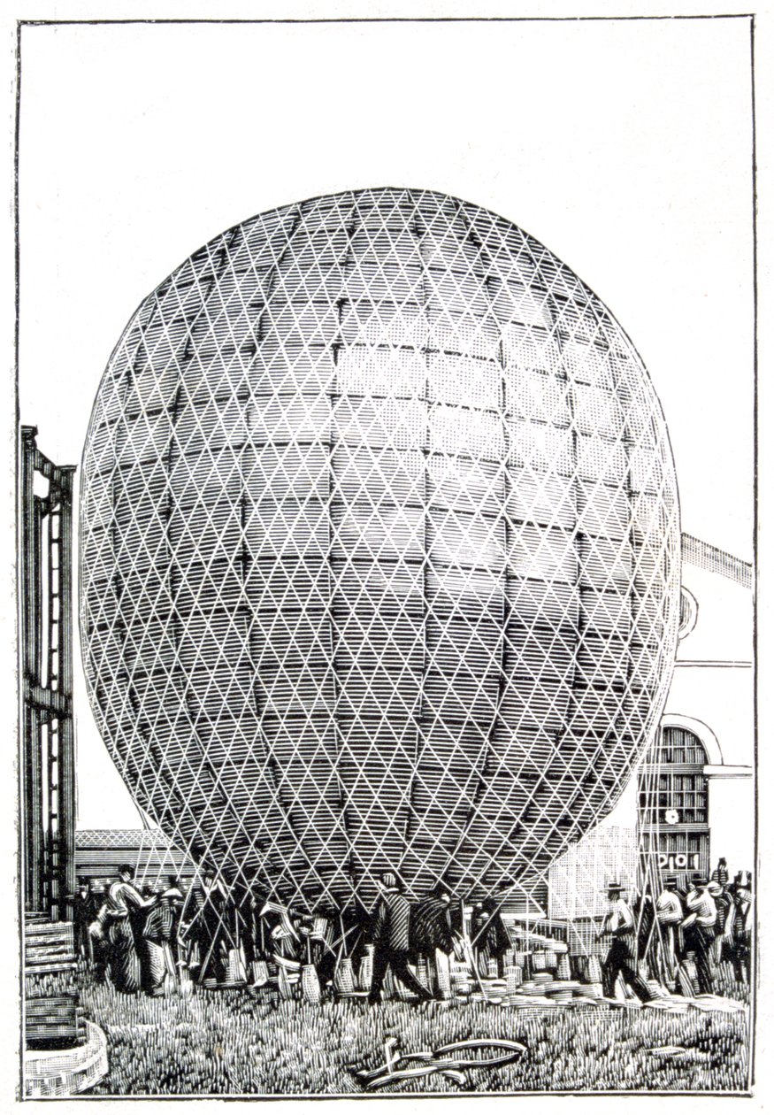 Ballon, 1888 von Unbekannt