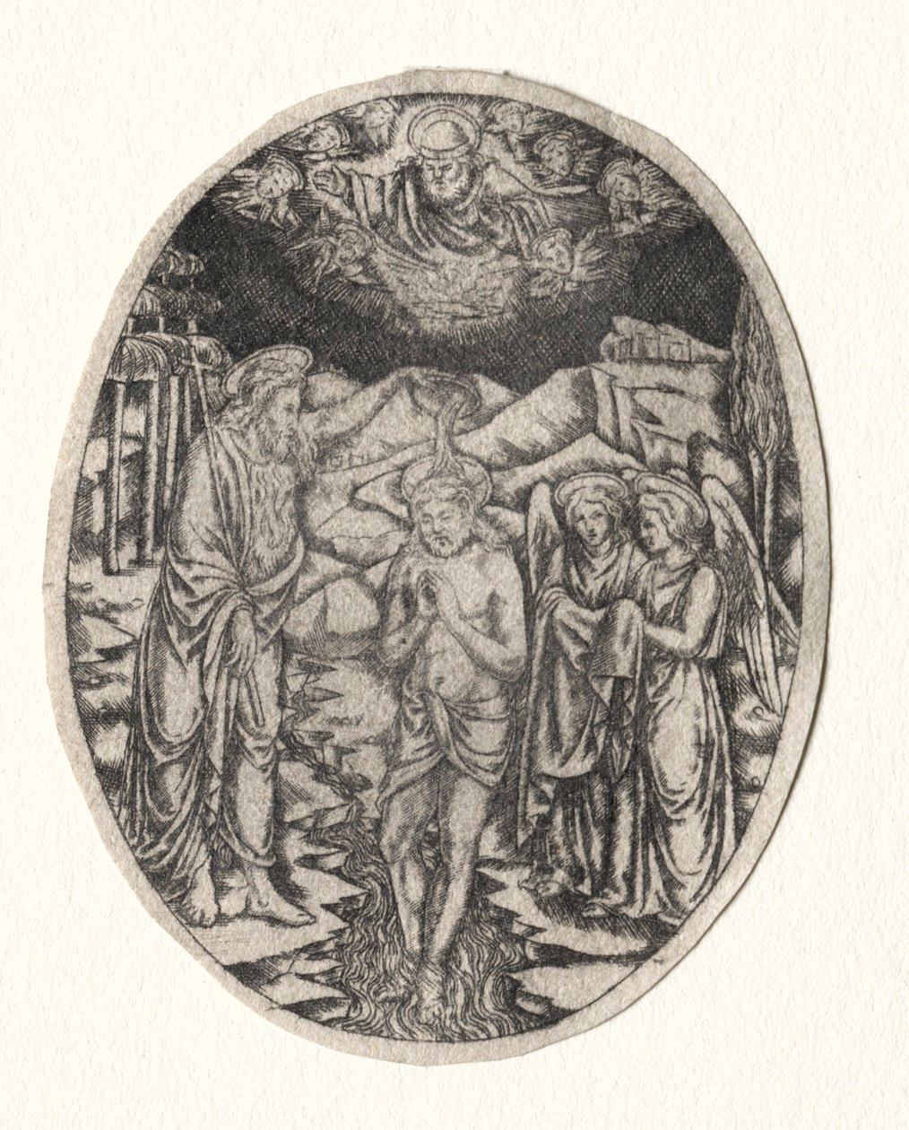 Taufe Christi, 1400er von Unbekannt