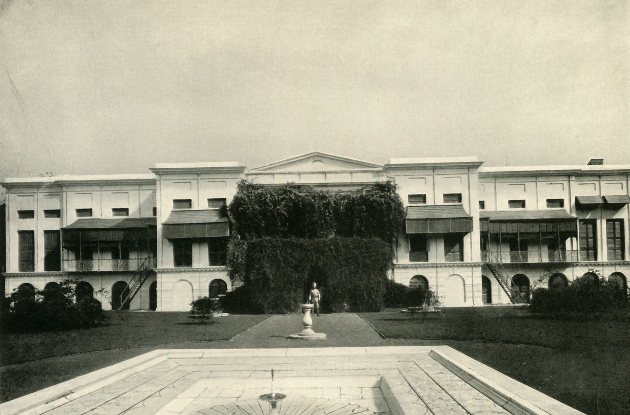 Barrackpore House, Südfront, 1903, 1925 von Unbekannt
