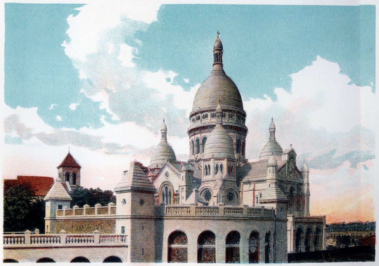 Basilika des Sacré-Cœur, Paris von Unbekannt