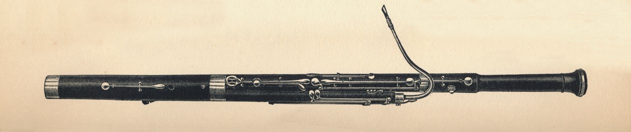 Fagott, 1895 von Unbekannt