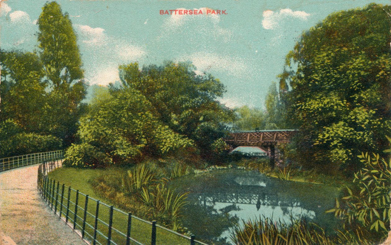 Battersea Park, um 1909 von Unbekannt