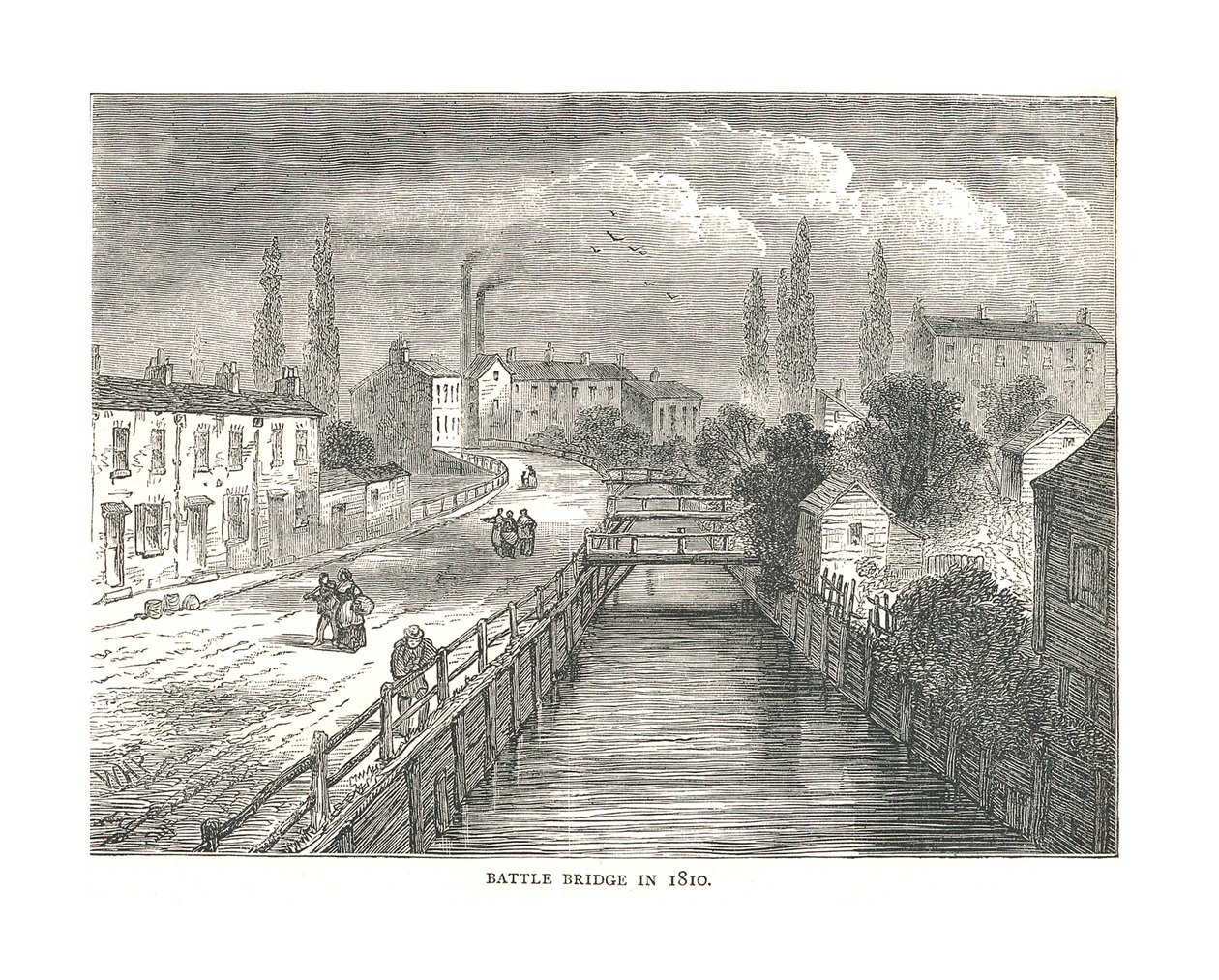 Battle Bridge, 1810 von Unbekannt
