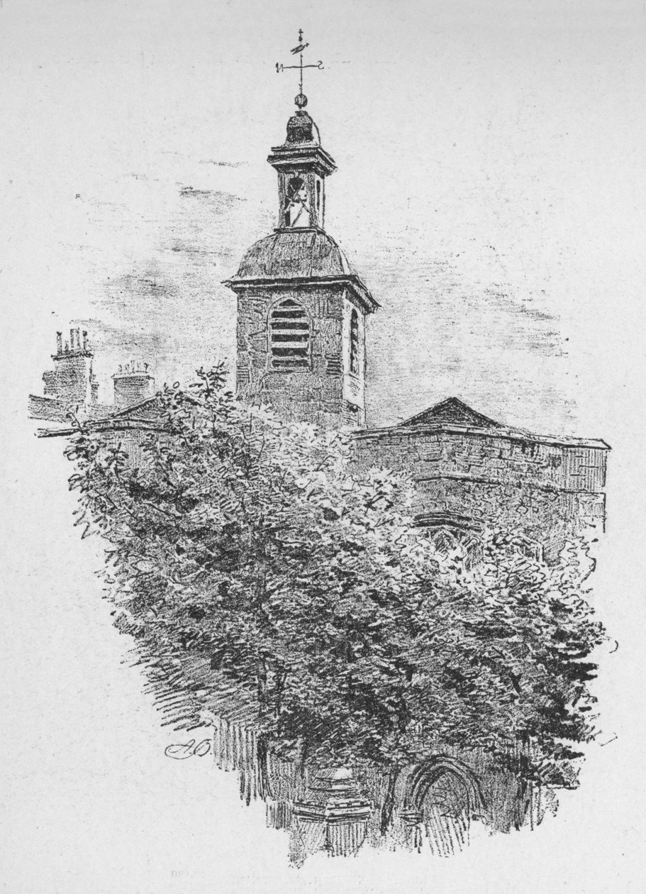 Glockenturm, St. Helens Kirche, 1890 von Unbekannt