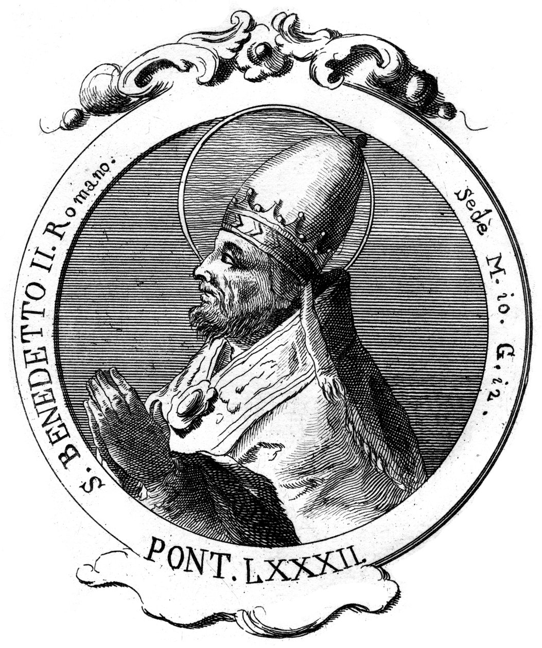 Benedikt II., Papst der katholischen Kirche von Unbekannt