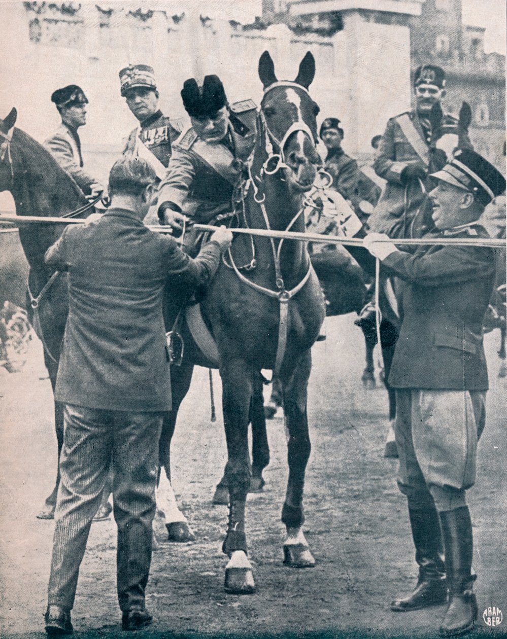 Benito Mussolini, italienischer faschistischer Führer, ca. 1922-1933 von Unbekannt