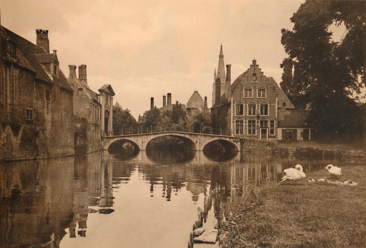 Beginenhof, um 1928 von Unbekannt