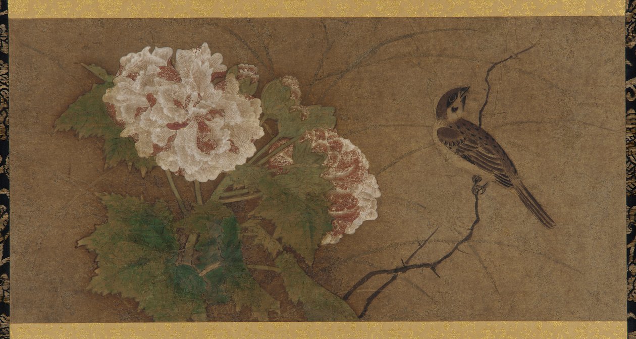 Vogel und Blumen, Muromachi-Periode, 15.-16. Jahrhundert von Unbekannt