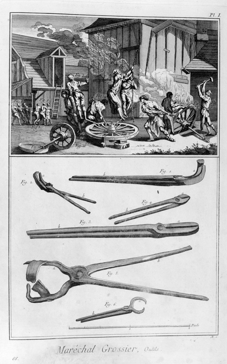 Schmied, 1751-1777 von Unbekannt