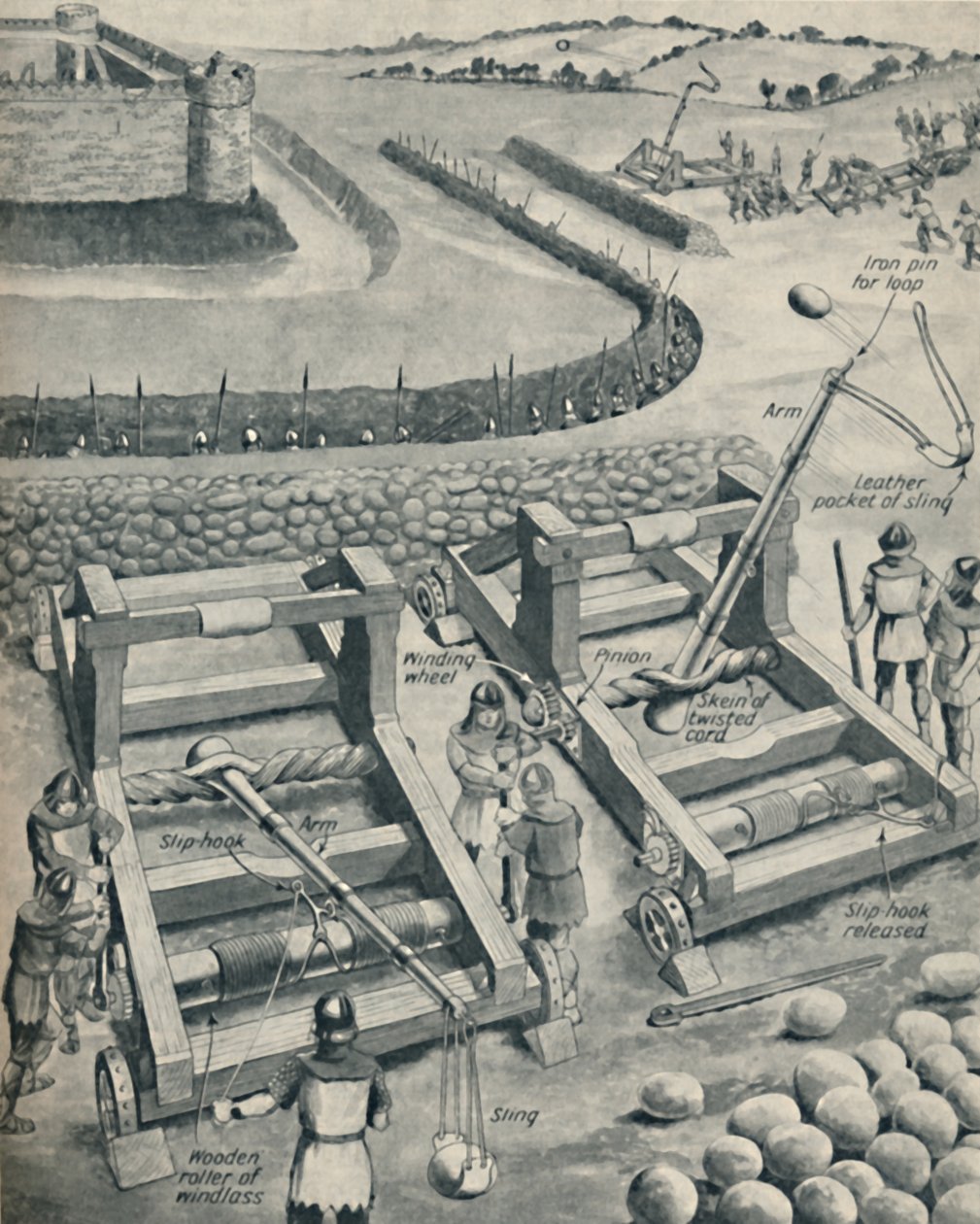 Bombardierung einer Festung in sächsischen Zeiten, ca. 1934 von Unbekannt