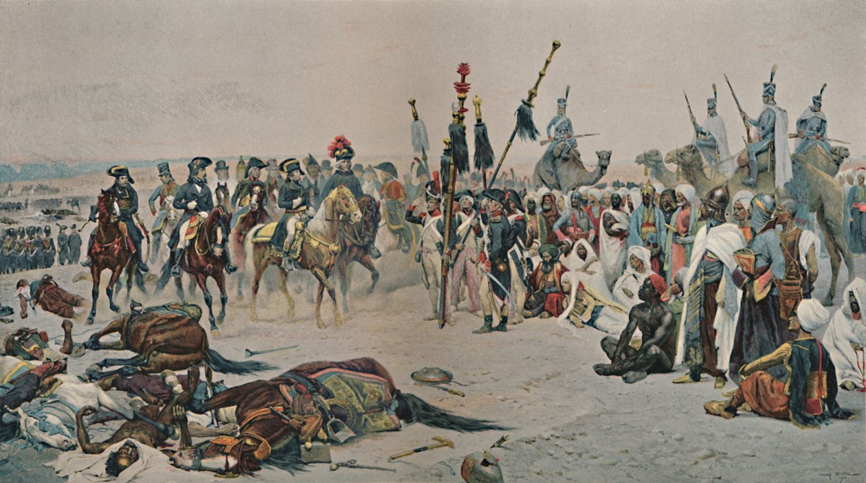 Bonaparte in Ägypten, 1798-1801, 1896 von Unbekannt