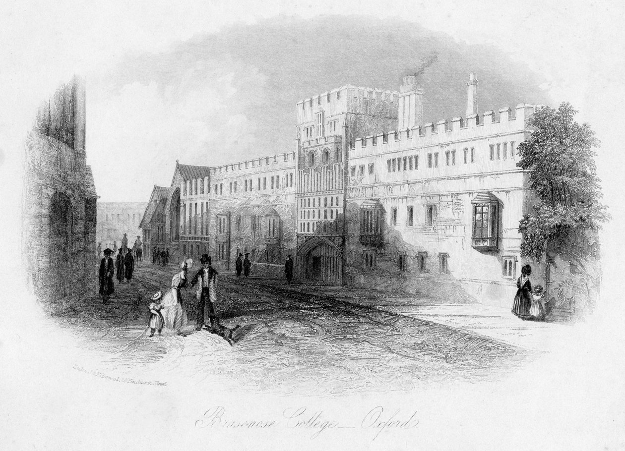 Brasenose College, Universität Oxford von Unbekannt