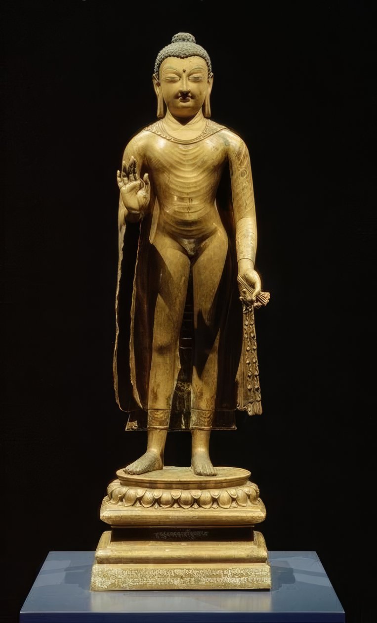 Buddha Sakyamuni / Skulptur, 7. Jhdt. von Unbekannt