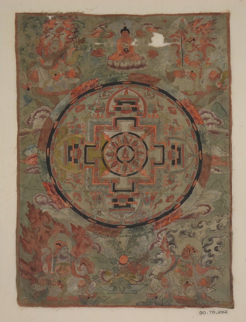 Buddha umgeben von Bodhisattvas, 19. Jahrhundert von Unbekannt