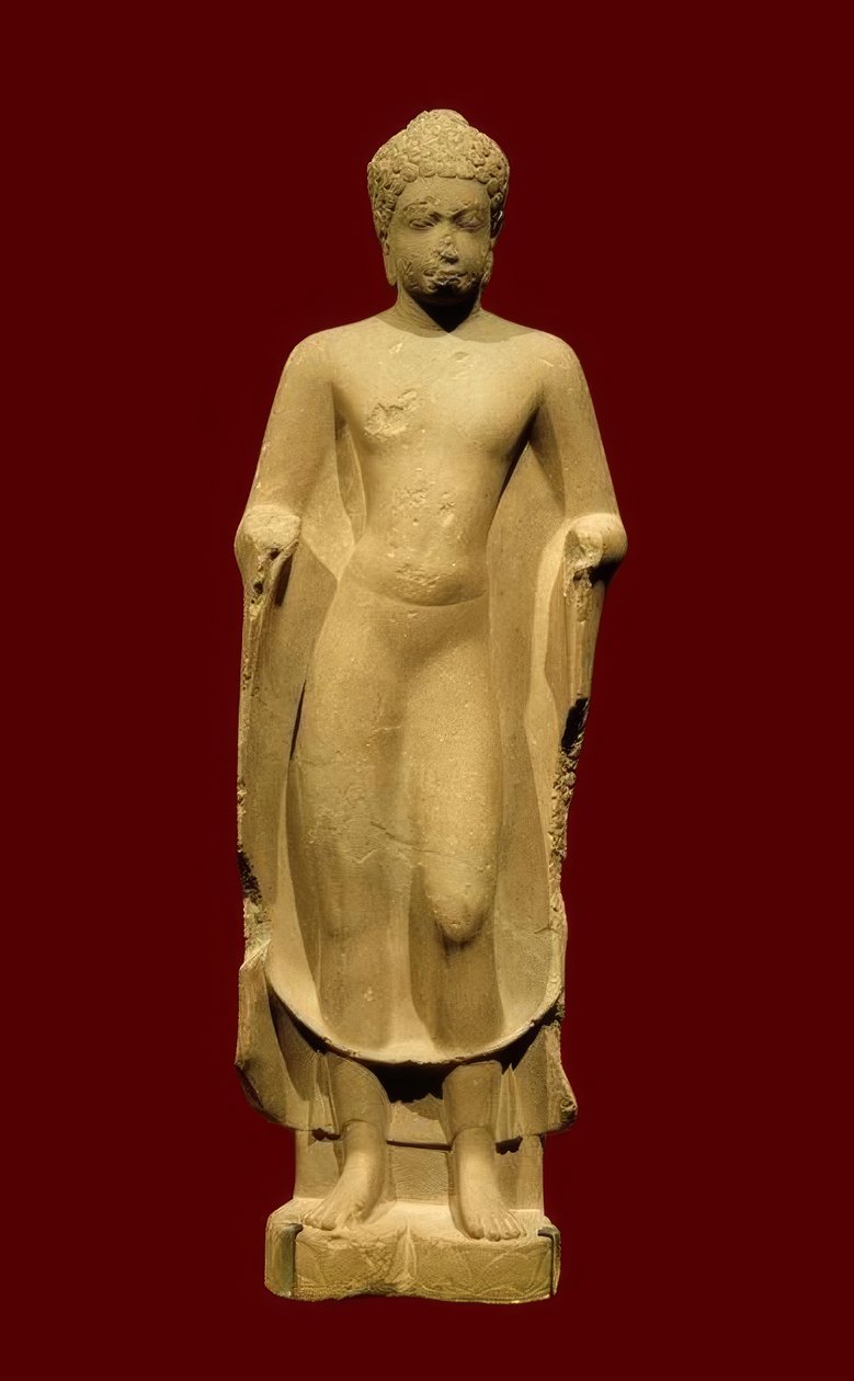 Buddha kambodschanisch, Prä-Angkor-Periode, 7. Jh. von Unbekannt