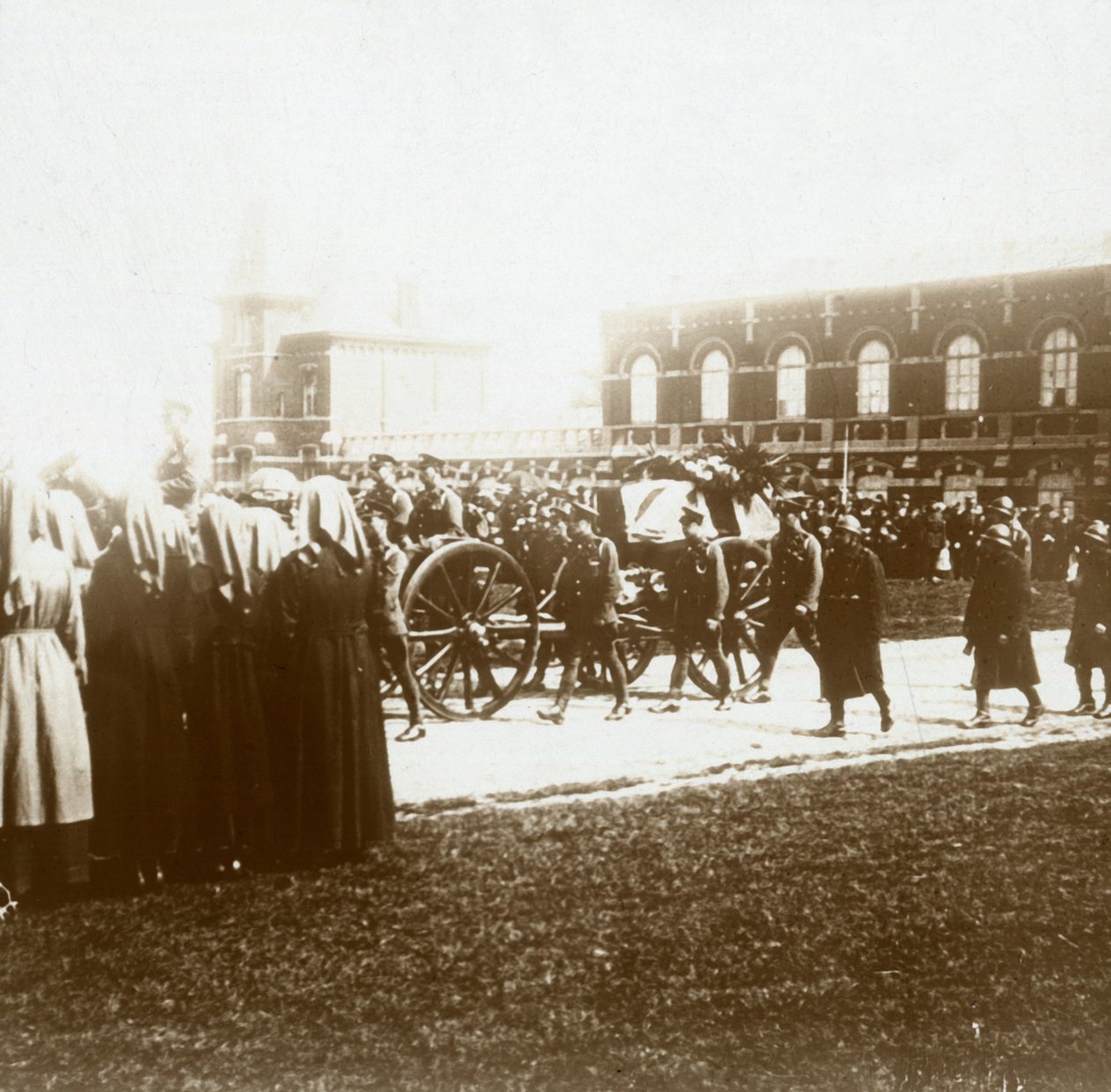 Beerdigung von Edith Cavell, Brüssel, Belgien, 1915 von Unbekannt